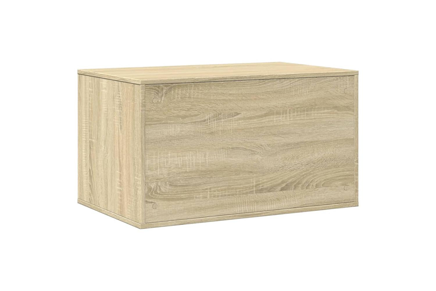 Cat Litter Box Enclosure Sonoma Oak 80x50x45 Cm Engineered Wood-7