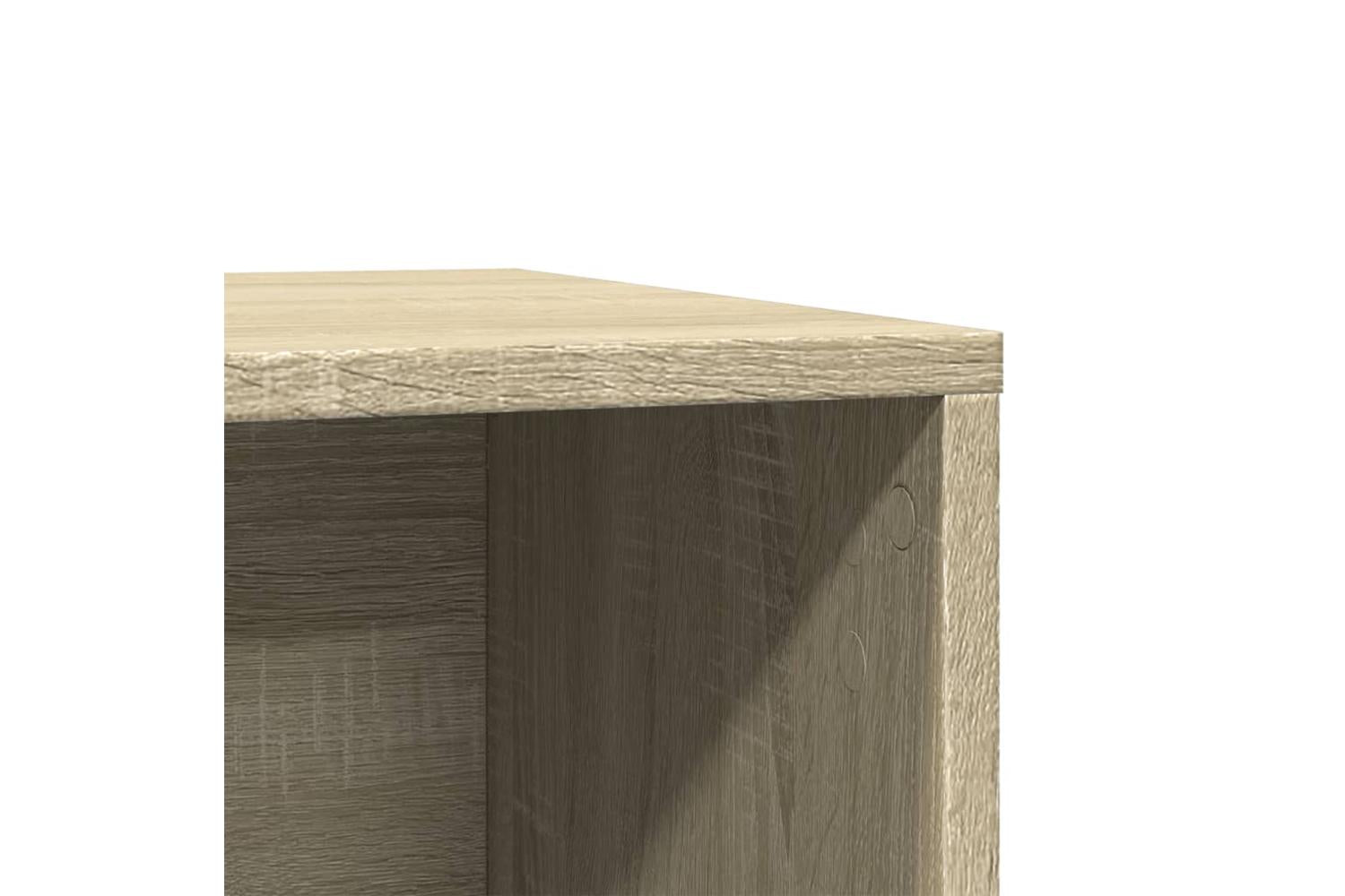 Cat Litter Box Enclosure Sonoma Oak 80x50x45 Cm Engineered Wood-9