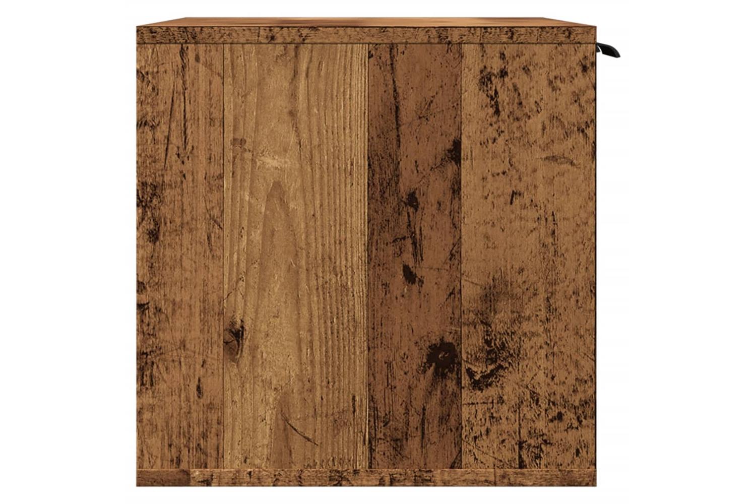 Cat Litter Box Enclosure Old Wood 80x50x45 Cm Engineered Wood-6