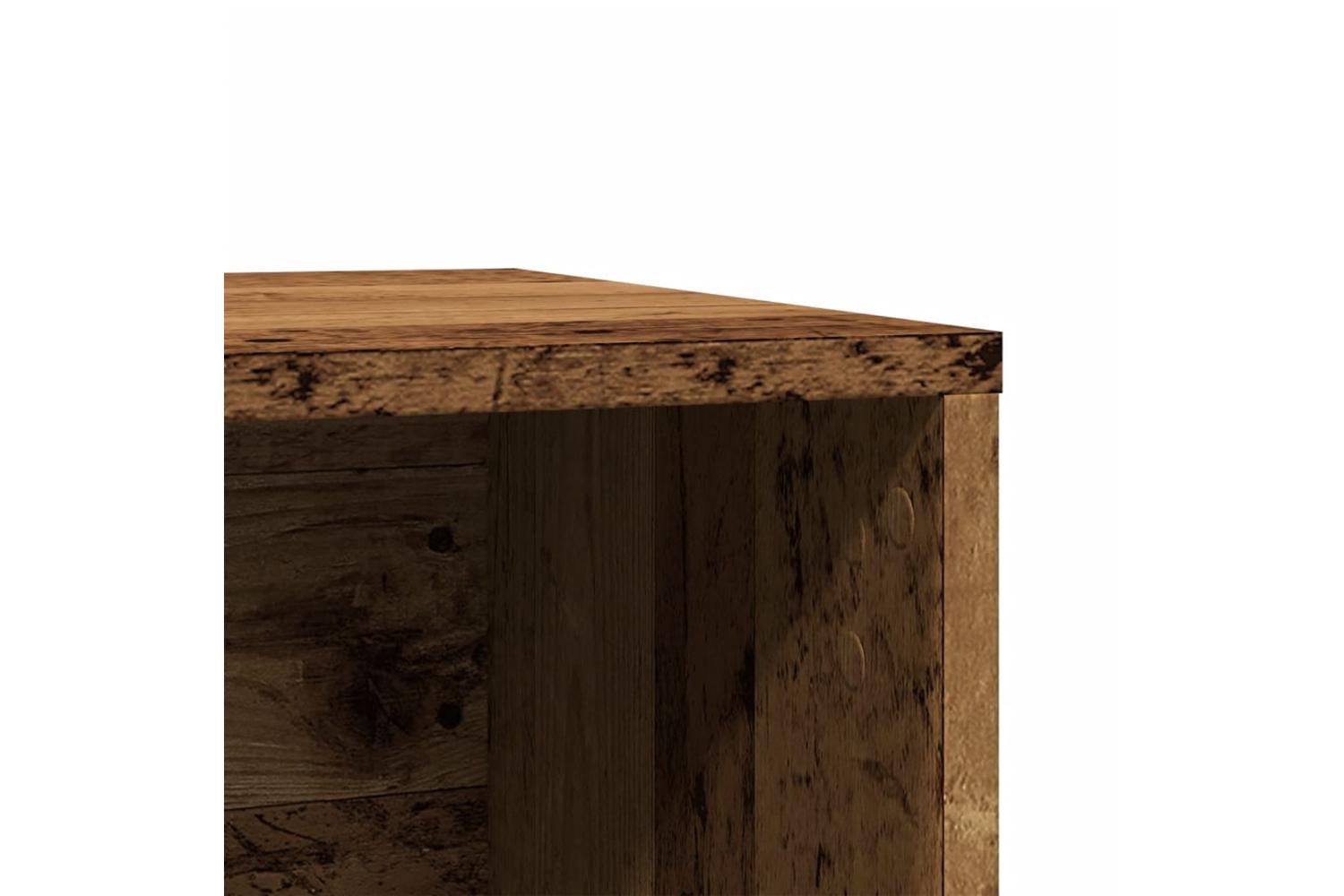 Cat Litter Box Enclosure Old Wood 80x50x45 Cm Engineered Wood-9