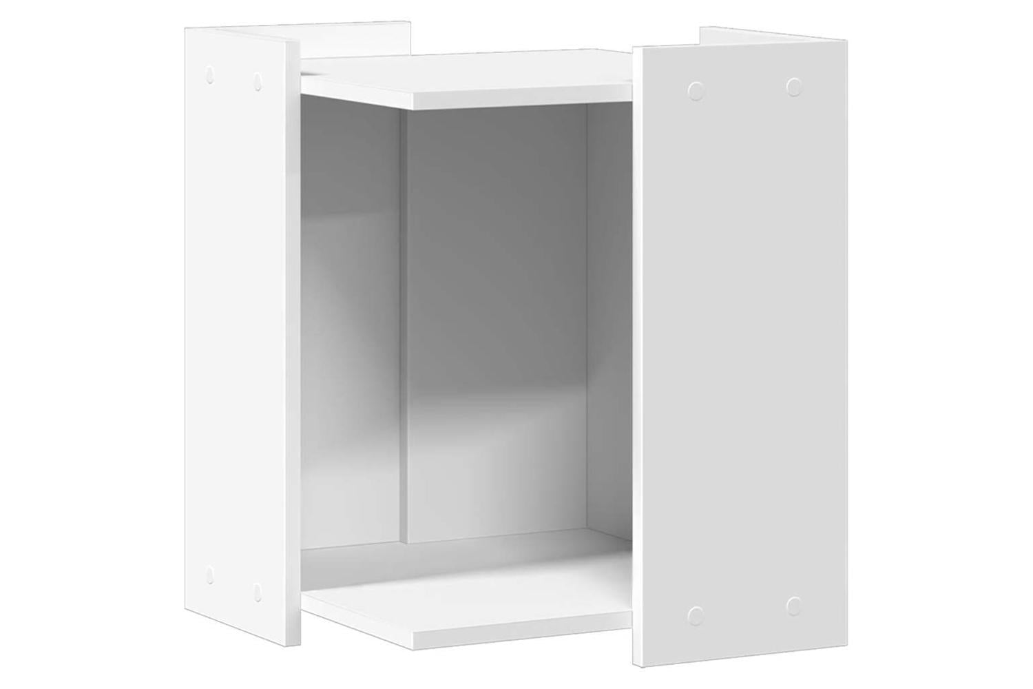 Cat Litter Box Enclosure White 42x42x51 Cm Engineered Wood