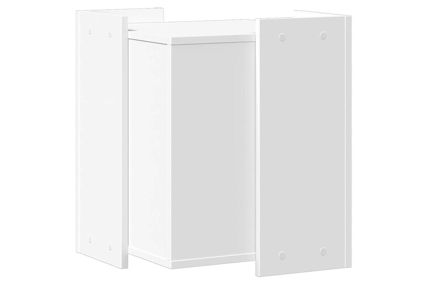 Cat Litter Box Enclosure White 42x42x51 Cm Engineered Wood-6