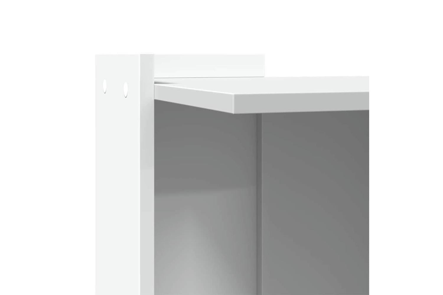 Cat Litter Box Enclosure White 42x42x51 Cm Engineered Wood-7