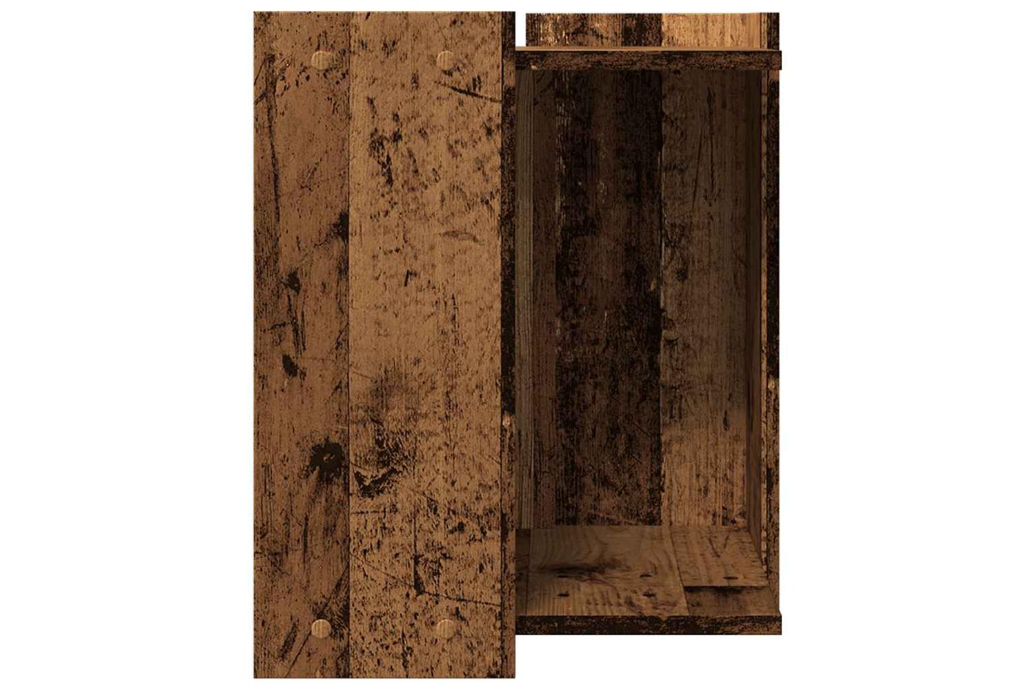 Cat Litter Box Enclosure Old Wood 42x42x51 Cm Engineered Wood-5