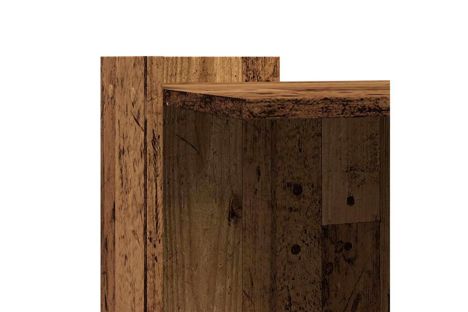 Cat Litter Box Enclosure Old Wood 42x42x51 Cm Engineered Wood-7