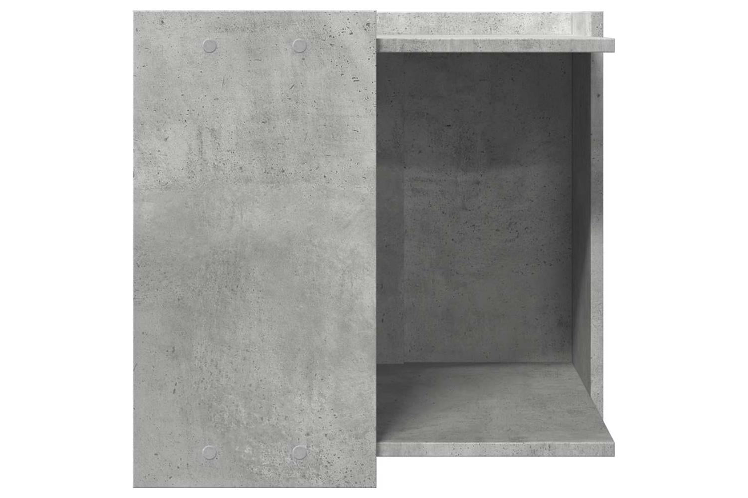 Cat Litter Box Enclosure Concrete Grey 53x53x51 Cm Engineered Wood-5