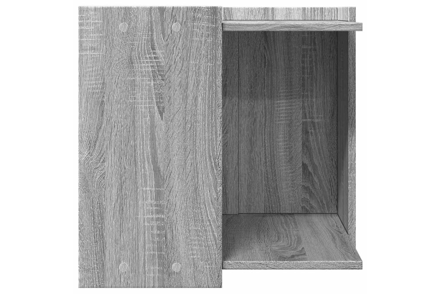 Cat Litter Box Enclosure Grey Sonoma 53x53x51 Cm Engineered Wood-5