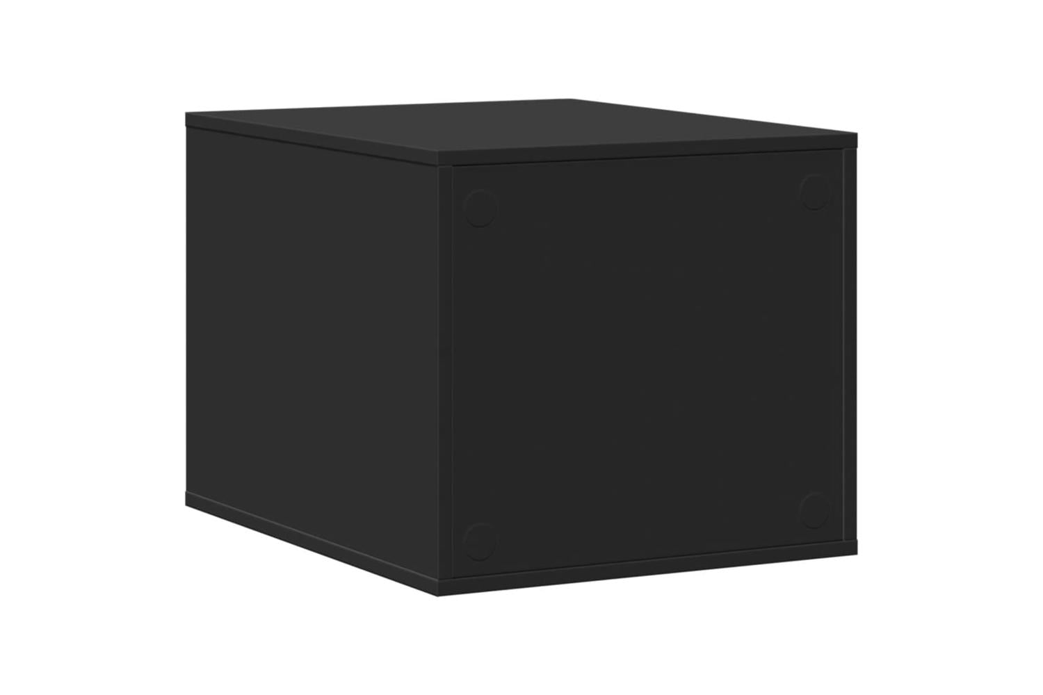 Cat Litter Box Enclosure Black 47x59x42 Cm Engineered Wood-6