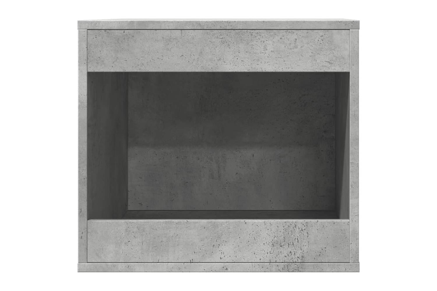 Cat Litter Box Enclosure Concrete Grey 47x59x42 Cm Engineered Wood-4