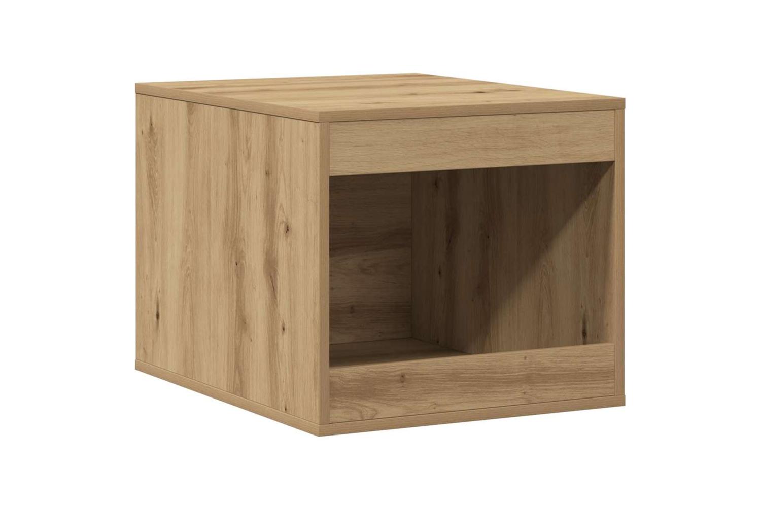 Cat Litter Box Enclosure Artisian Oak 47x59x42 Cm Engineered Wood-2