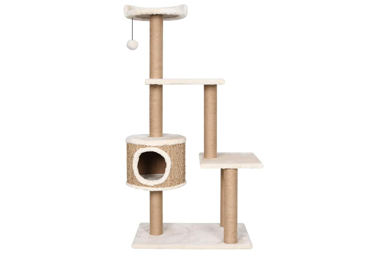 Cat Tree With Scratching Post 123cm Seagrass-3
