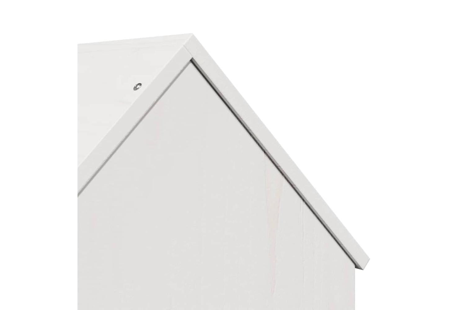 Cat House White 41x50x50 Cm Solid Wood Pine-6