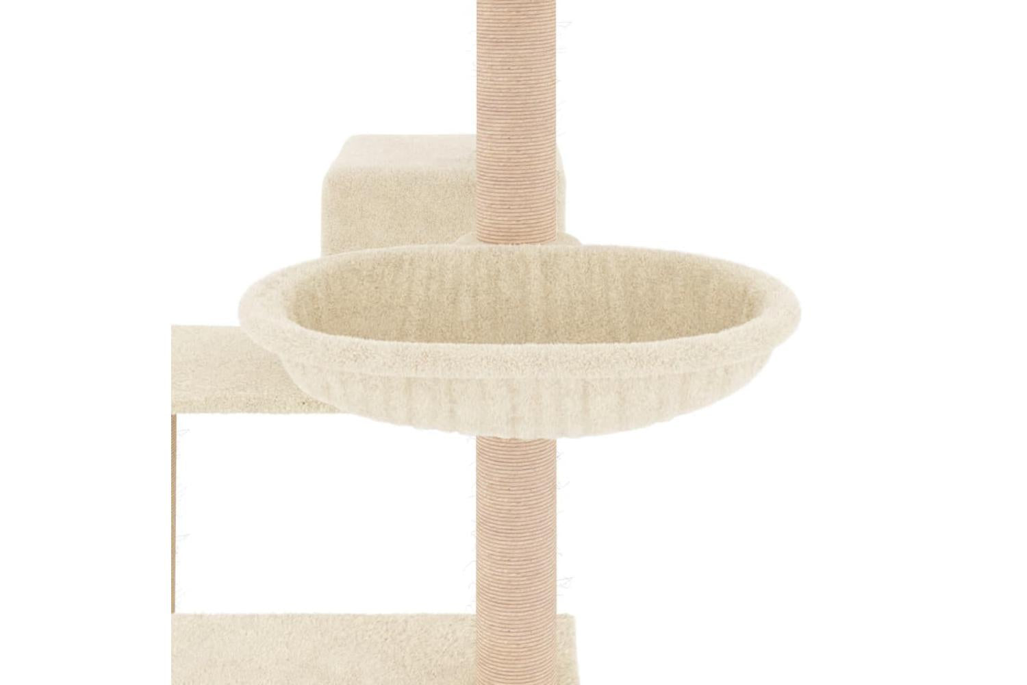 Cat Tree With Sisal Scratching Posts Cream 825 Cm-7
