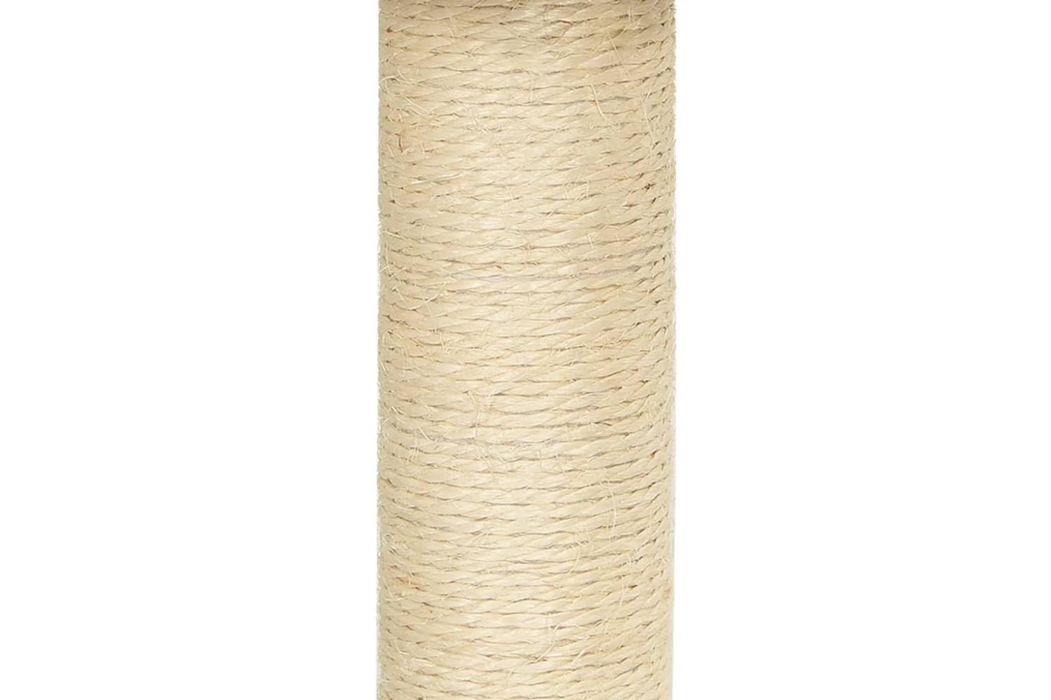 Cat Tree With Sisal Scratching Posts Light Grey 92 Cm-8