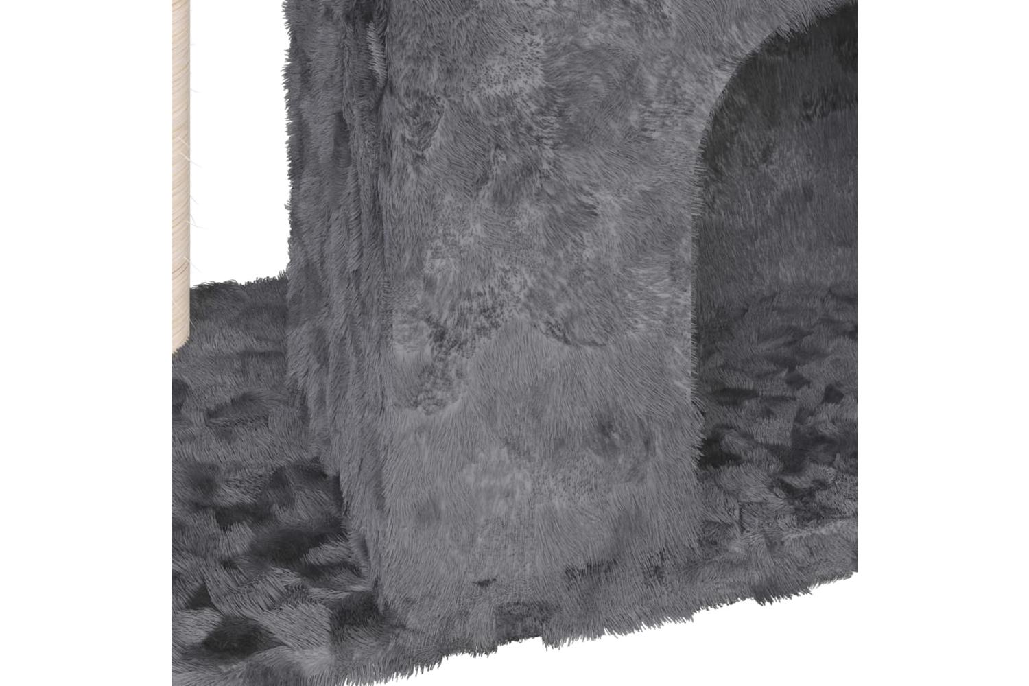 Cat Tree With Sisal Scratching Post Dark Grey 51 Cm-6