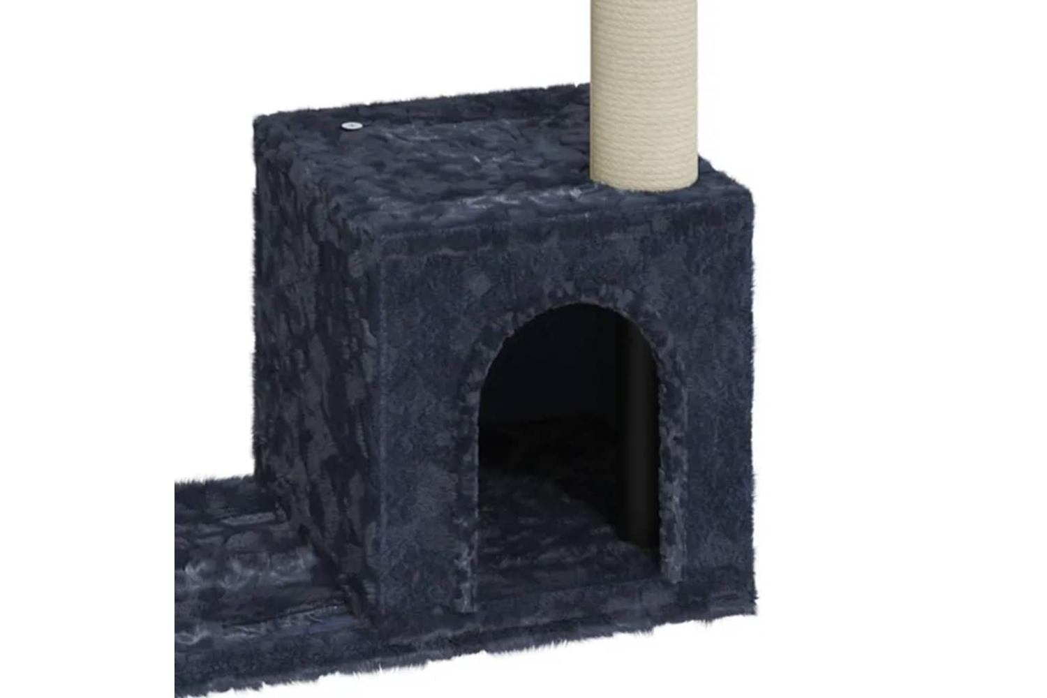 Cat Tree With Sisal Scratching Posts Dark Grey 70 Cm-5