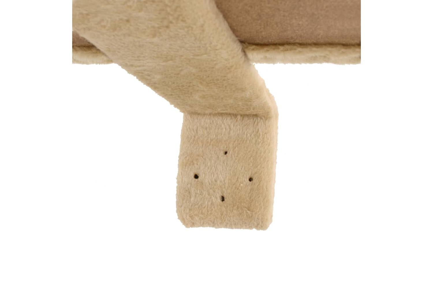Cat Tree With Sisal Scratching Posts Wall Mounted 194 Cm Beige-9