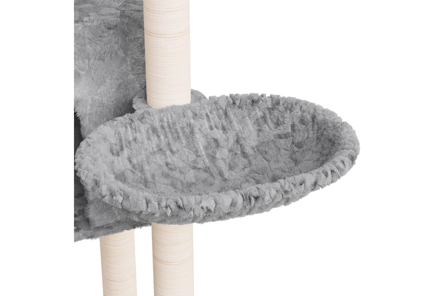 Cat Tree With Sisal Scratching Posts Light Grey 1085 Cm-7