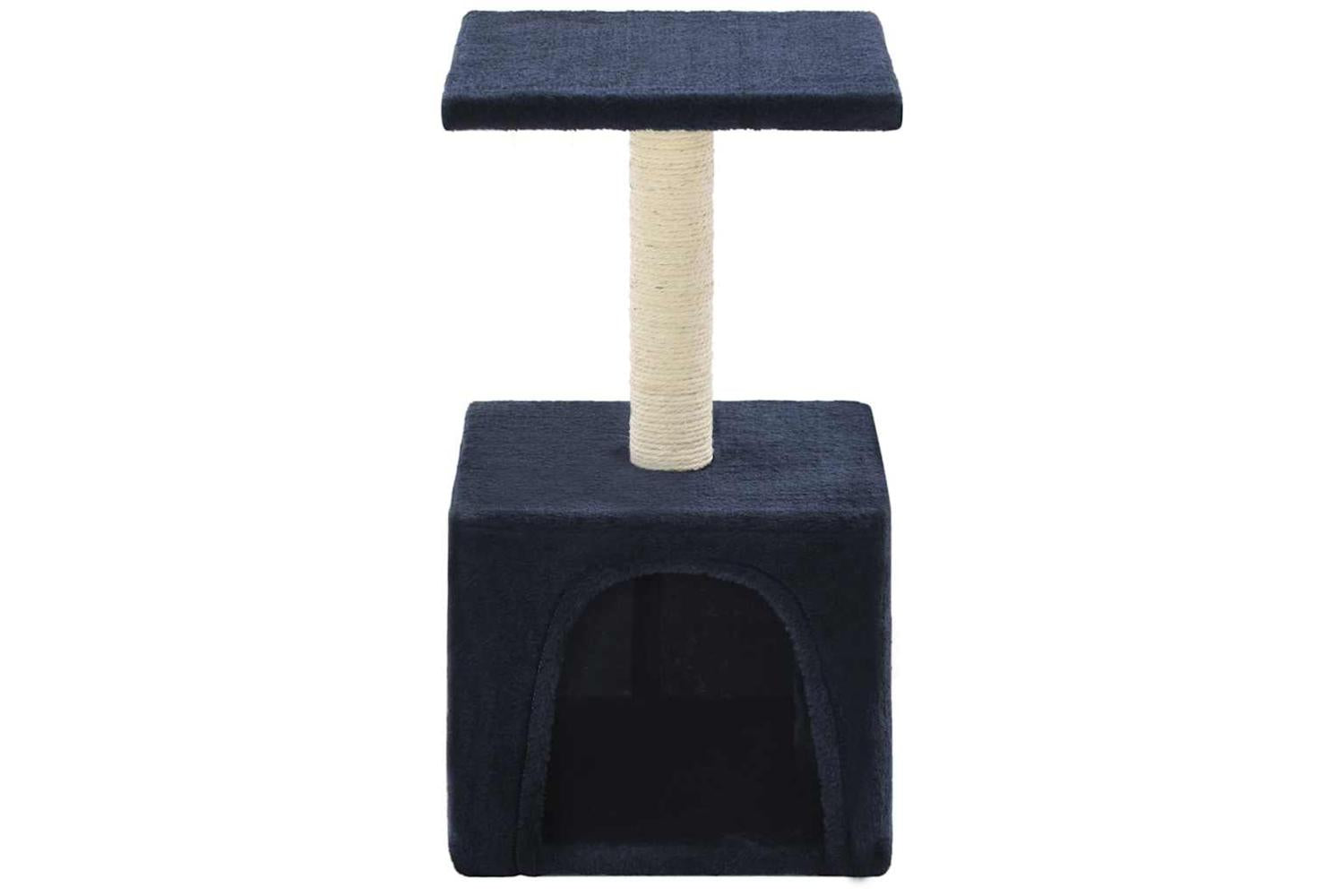 Cat Tree With Sisal Scratching Post 55 Cm Dark Blue-4