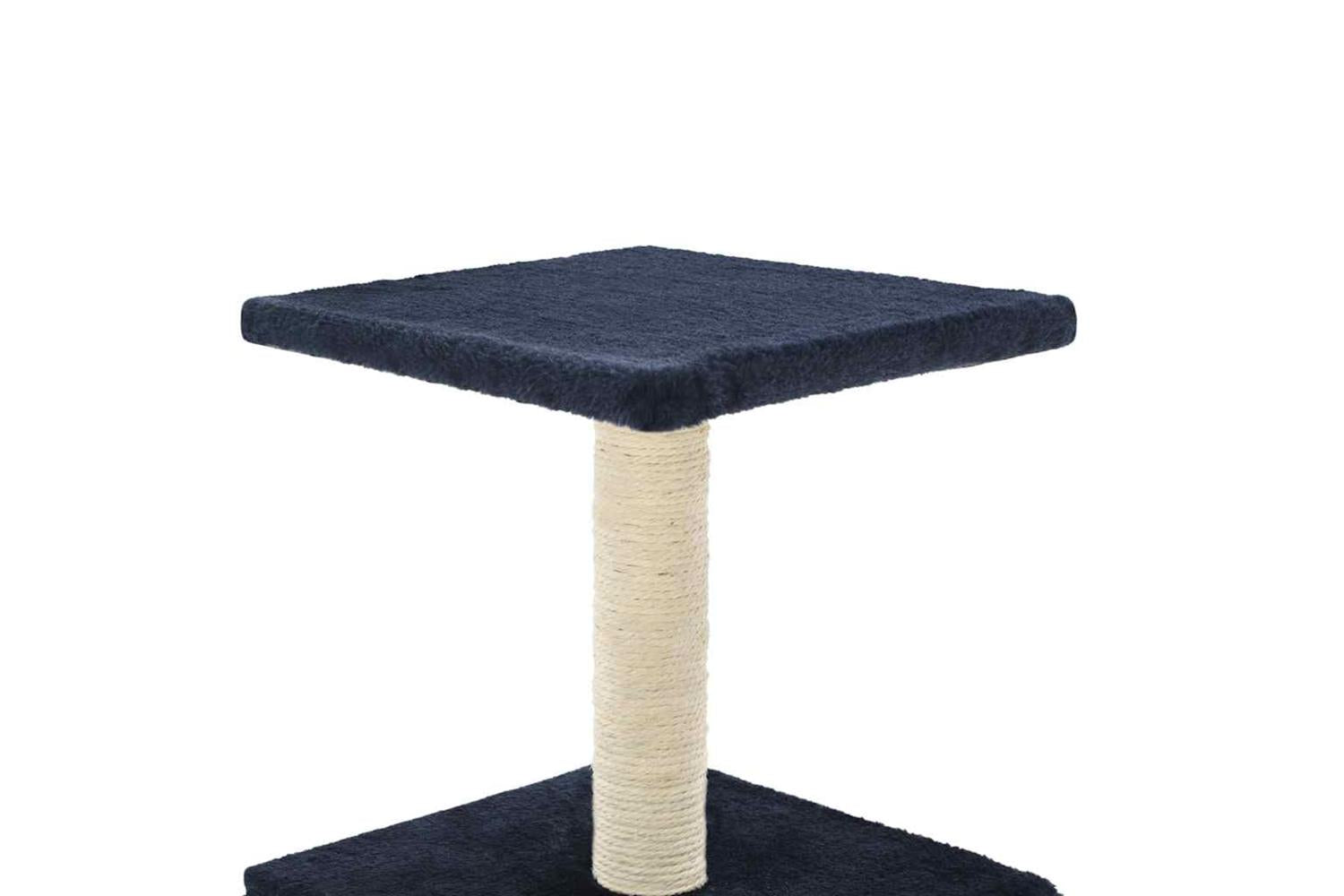 Cat Tree With Sisal Scratching Post 55 Cm Dark Blue-5