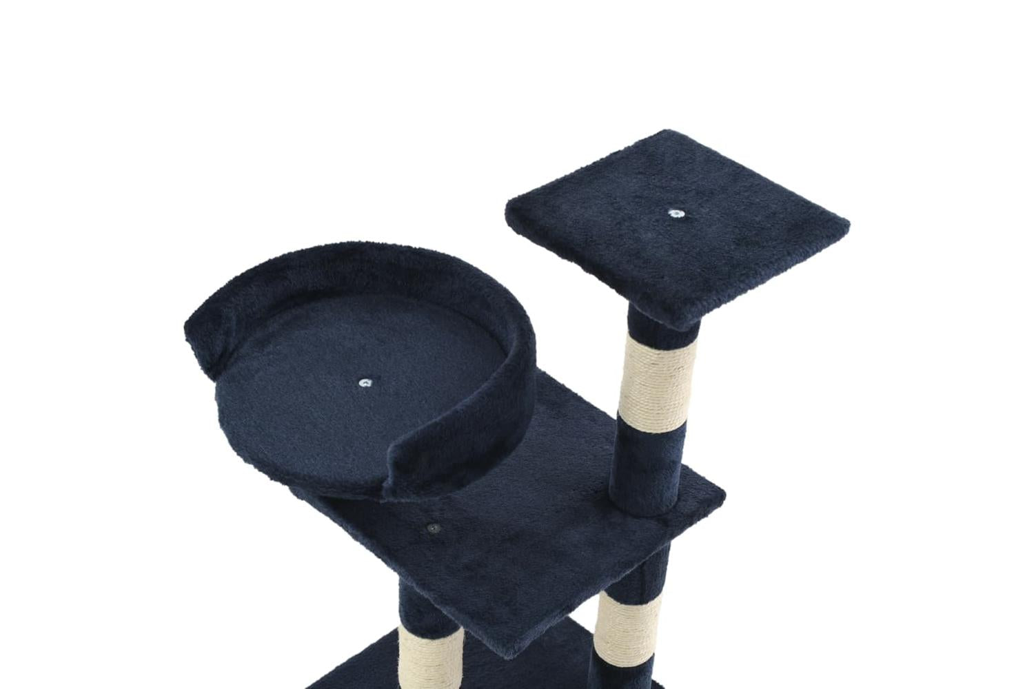 Cat Tree With Sisal Scratching Posts 65 Cm Blue-4