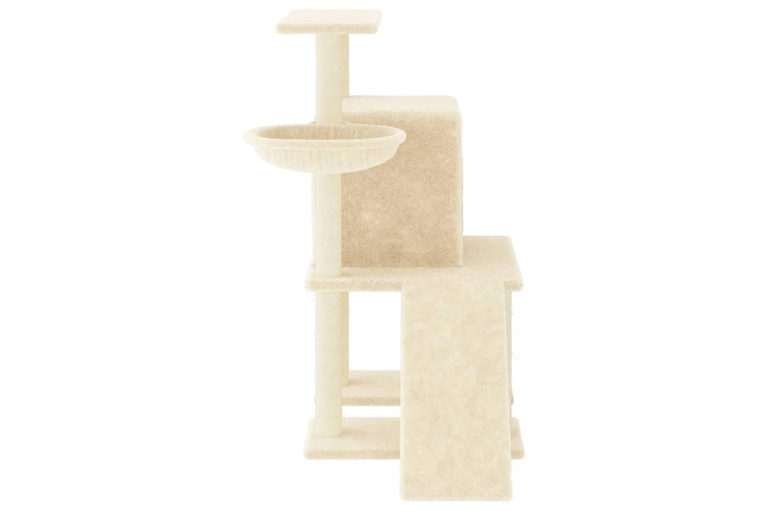 Cat Tree With Sisal Scratching Posts Cream 965 Cm-4