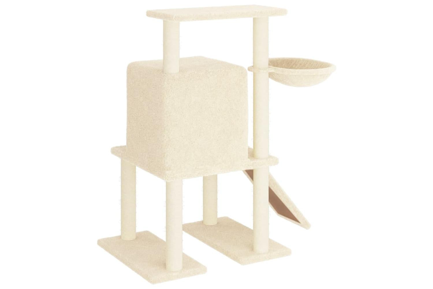 Cat Tree With Sisal Scratching Posts Cream 965 Cm-5
