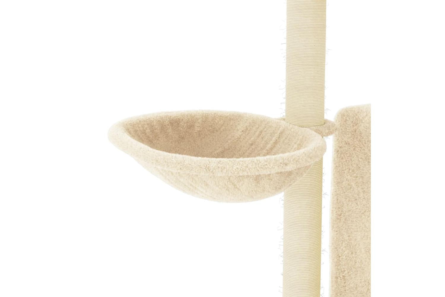 Cat Tree With Sisal Scratching Posts Cream 965 Cm-7