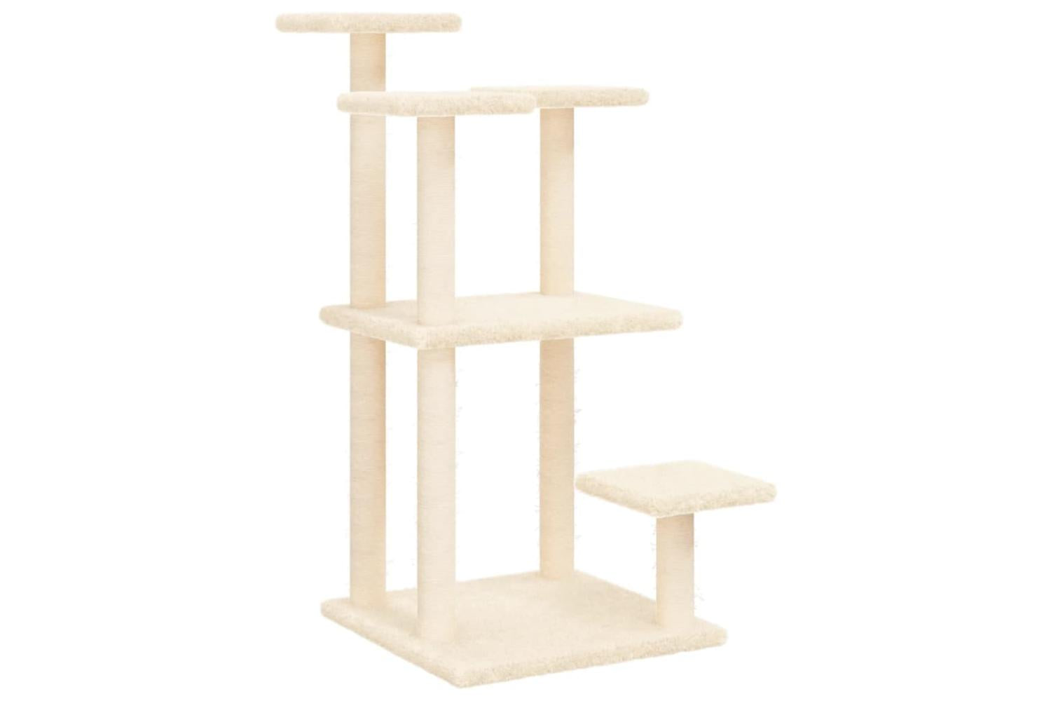 Cat Scratching Posts With Platforms Cream 985 Cm-2