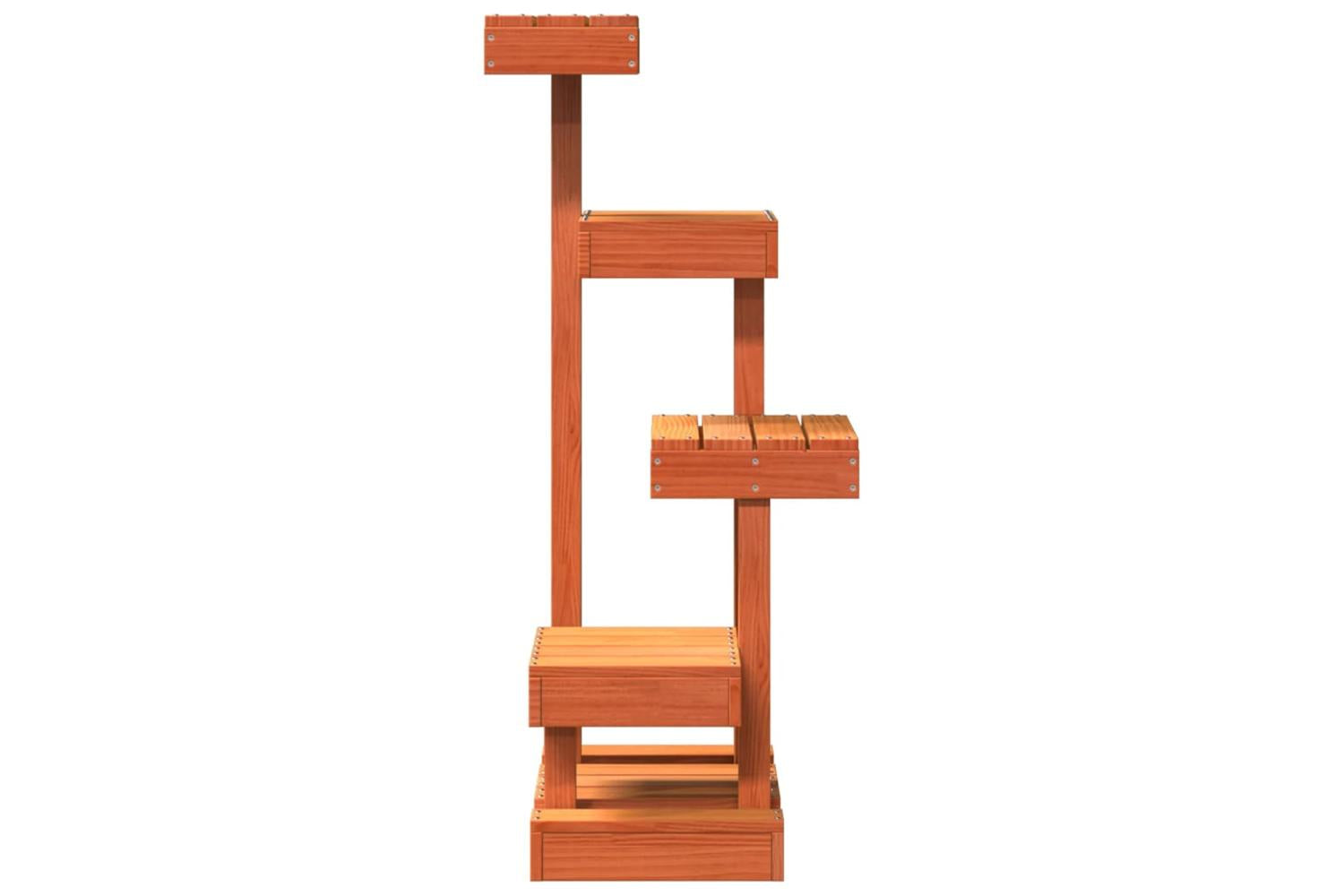 Cat Tree Wax Brown 455x49x103 Cm Solid Wood Pine-4