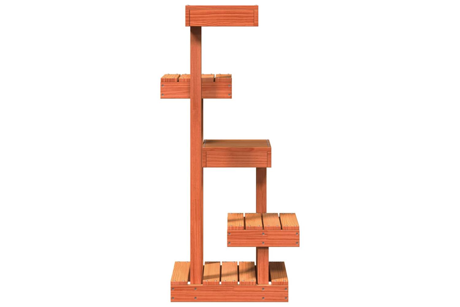 Cat Tree Wax Brown 455x49x103 Cm Solid Wood Pine-5