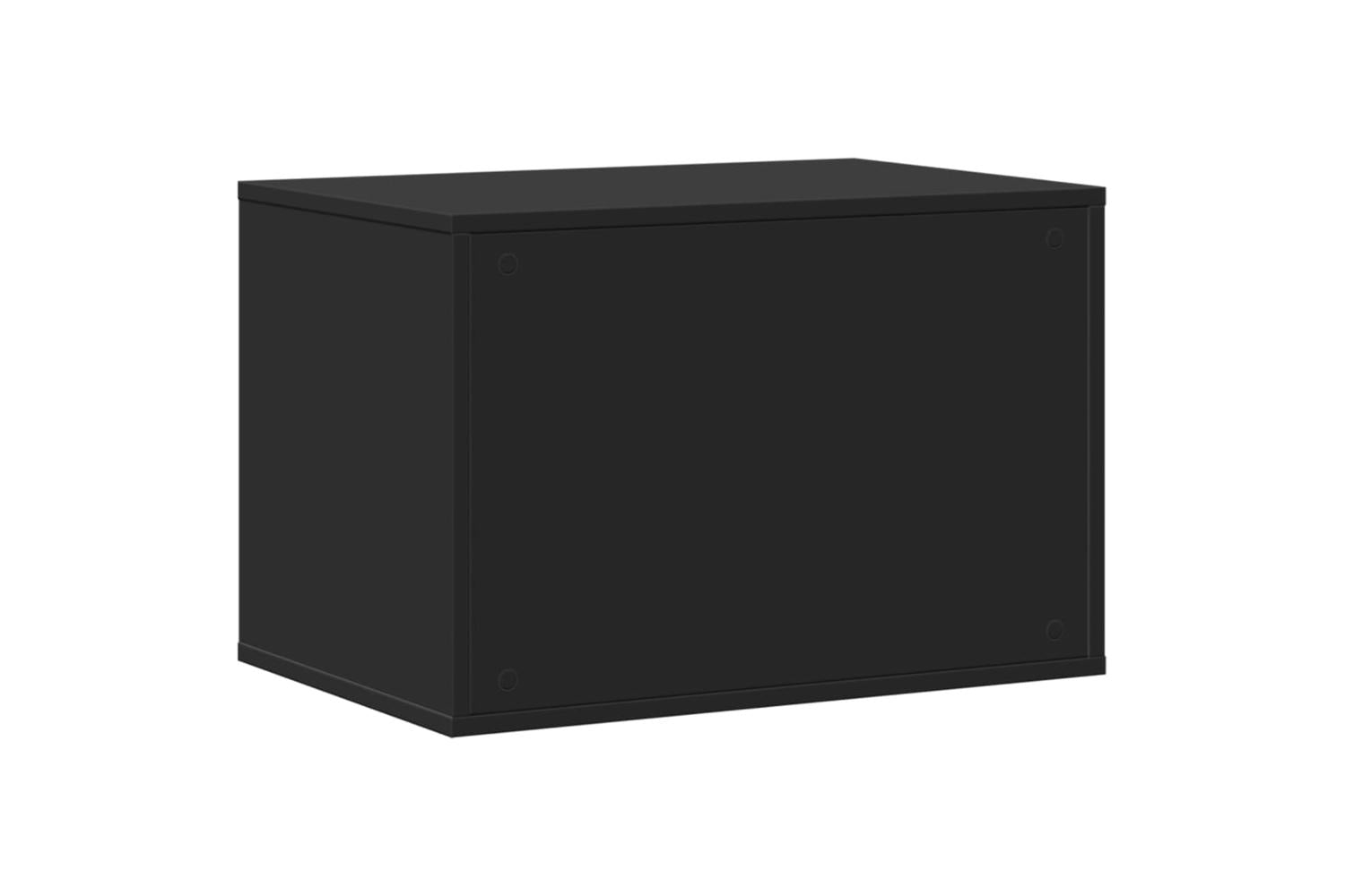 Cat Litter Box Enclosure Black 60x40x40 Cm Engineered Wood-7