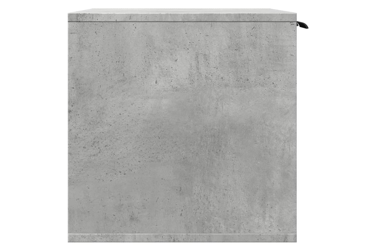 Cat Litter Box Enclosure Concrete Grey 60x40x40 Cm Engineered Wood-6