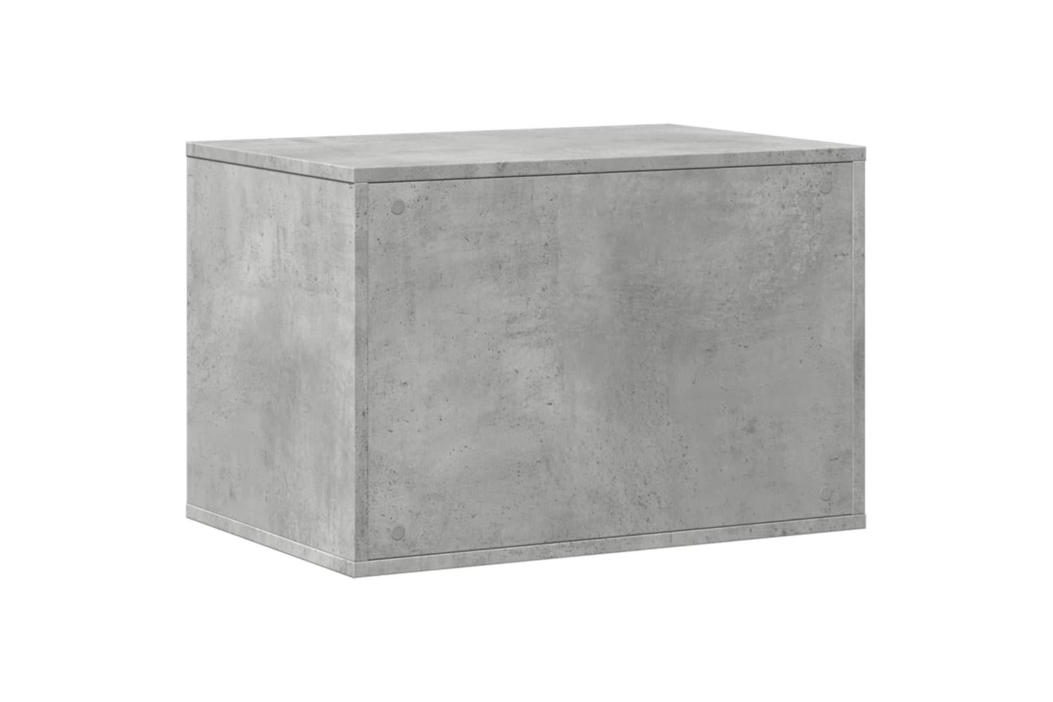 Cat Litter Box Enclosure Concrete Grey 60x40x40 Cm Engineered Wood-7