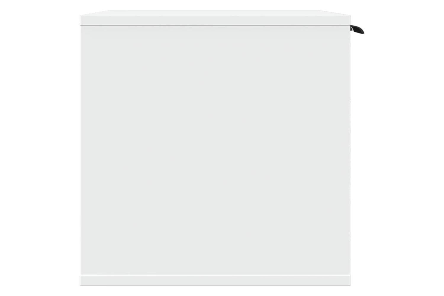 Cat Litter Box Enclosure White 80x50x45 Cm Engineered Wood-6