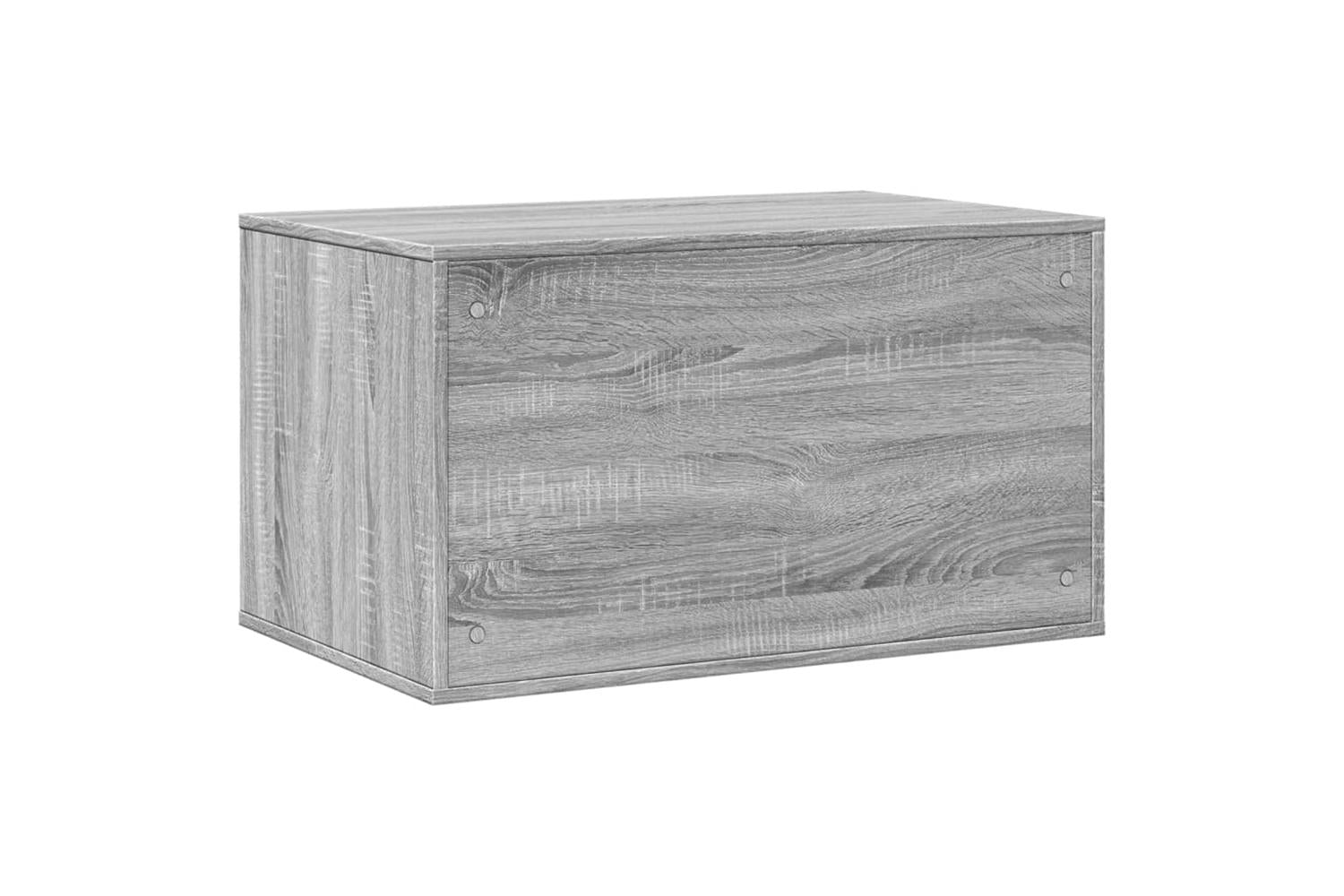 Cat Litter Box Enclosure Grey Sonoma 80x50x45 Cm Engineered Wood-7