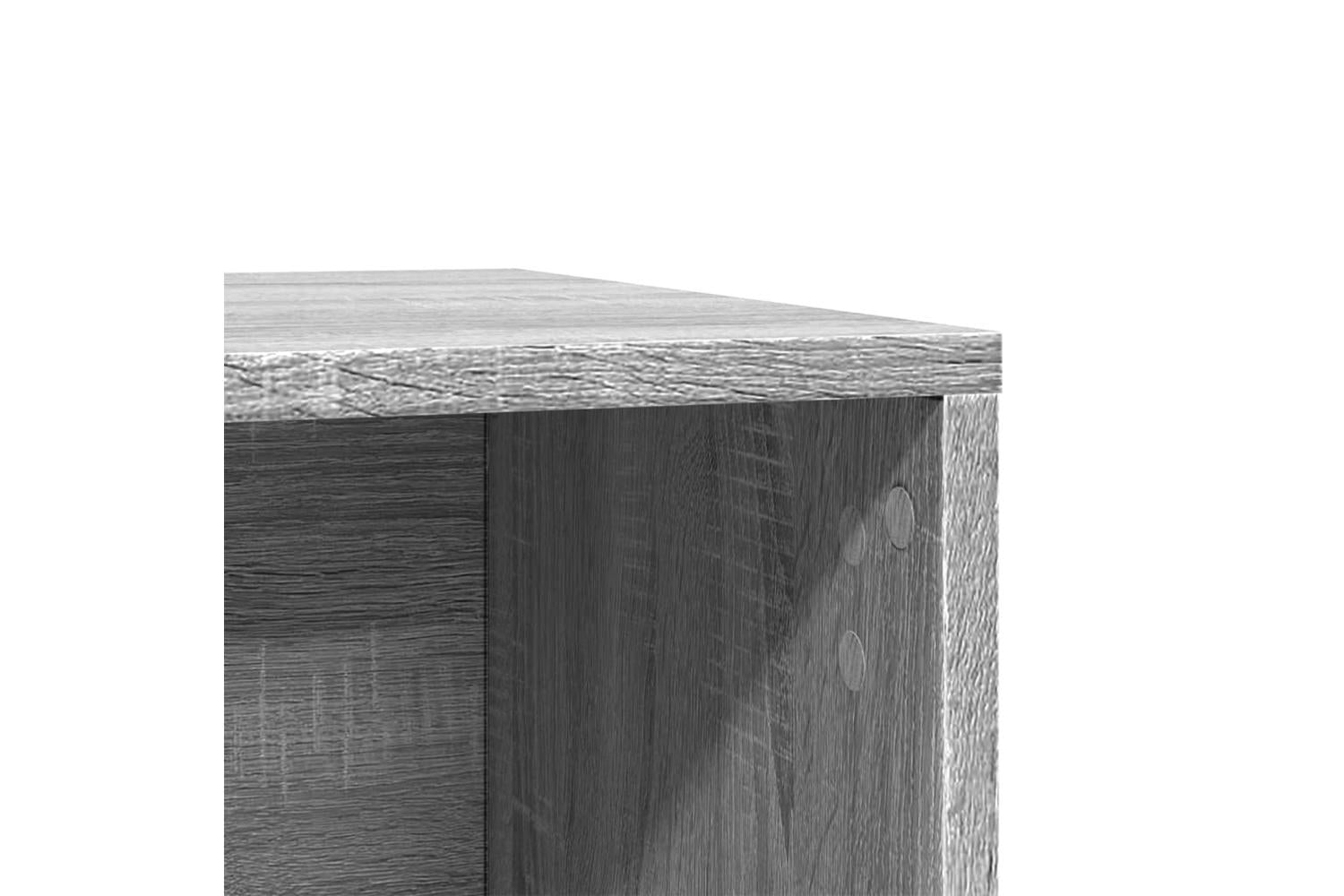 Cat Litter Box Enclosure Grey Sonoma 80x50x45 Cm Engineered Wood-9