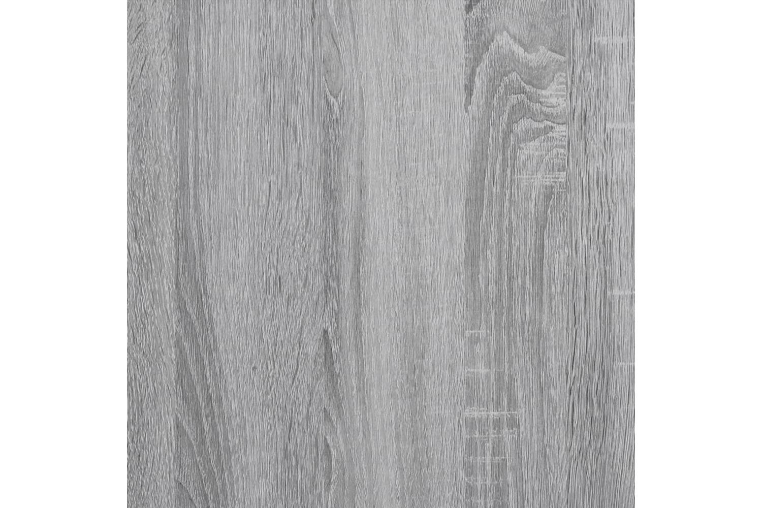 Cat Litter Box Enclosure Grey Sonoma 80x50x45 Cm Engineered Wood-10