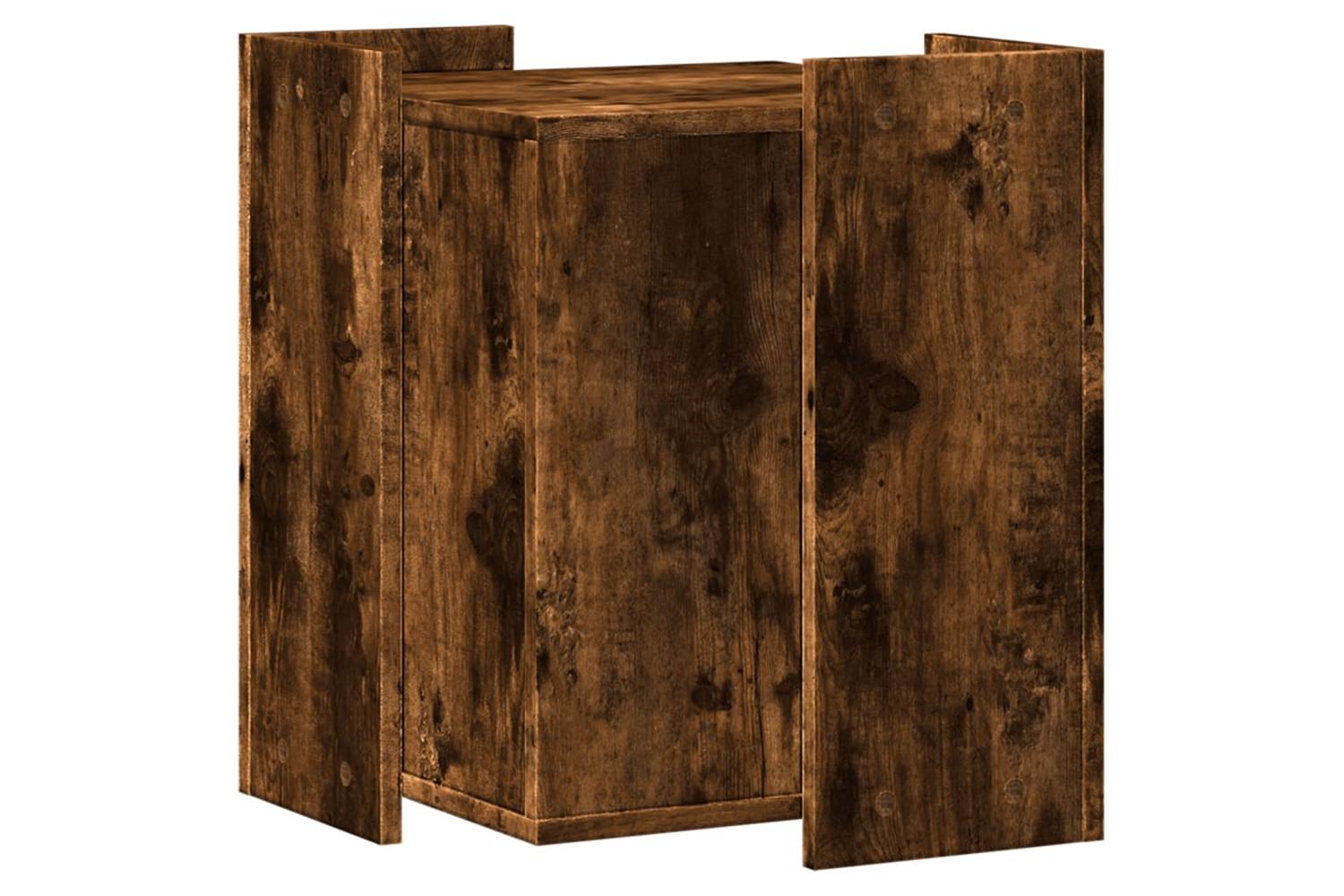 Cat Litter Box Enclosure Smoked Oak 42x42x51 Cm Engineered Wood-6