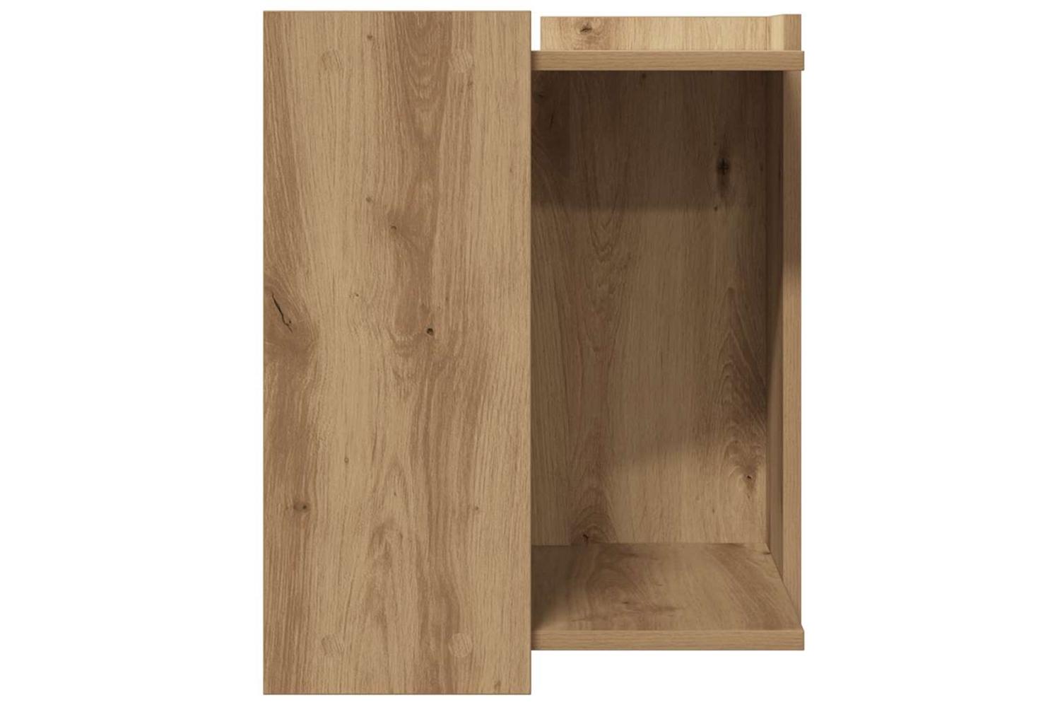 Cat Litter Box Enclosure Artisian Oak 42x42x51 Cm Engineered Wood-5