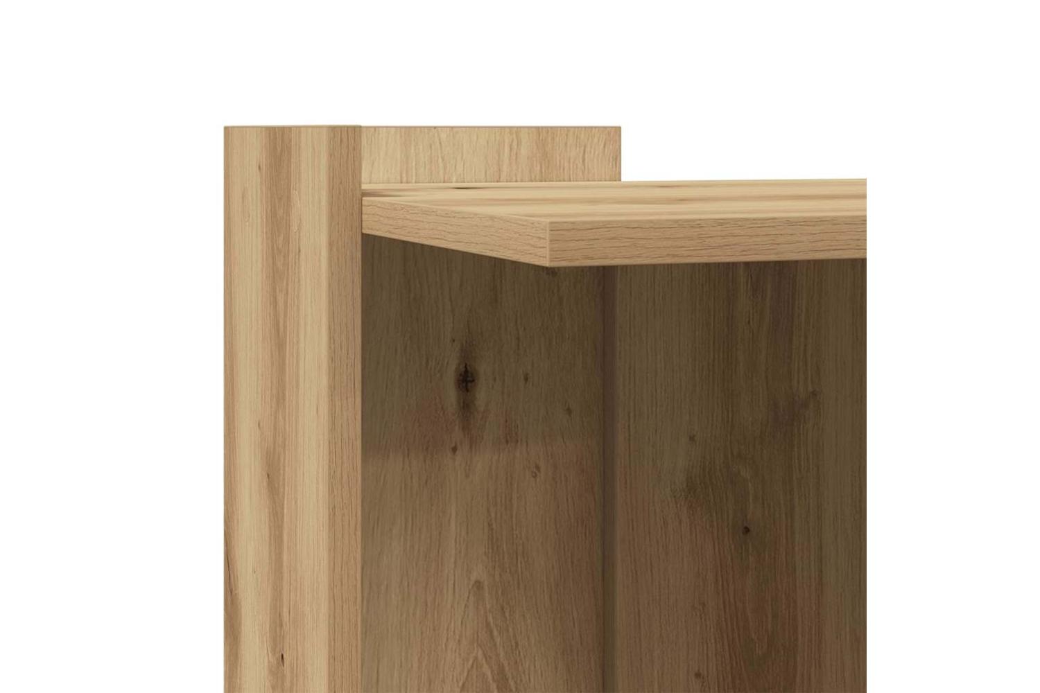 Cat Litter Box Enclosure Artisian Oak 42x42x51 Cm Engineered Wood-7