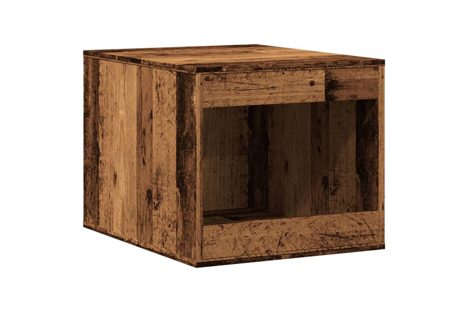 Cat Litter Box Enclosure Old Wood 47x59x42 Cm Engineered Wood-2