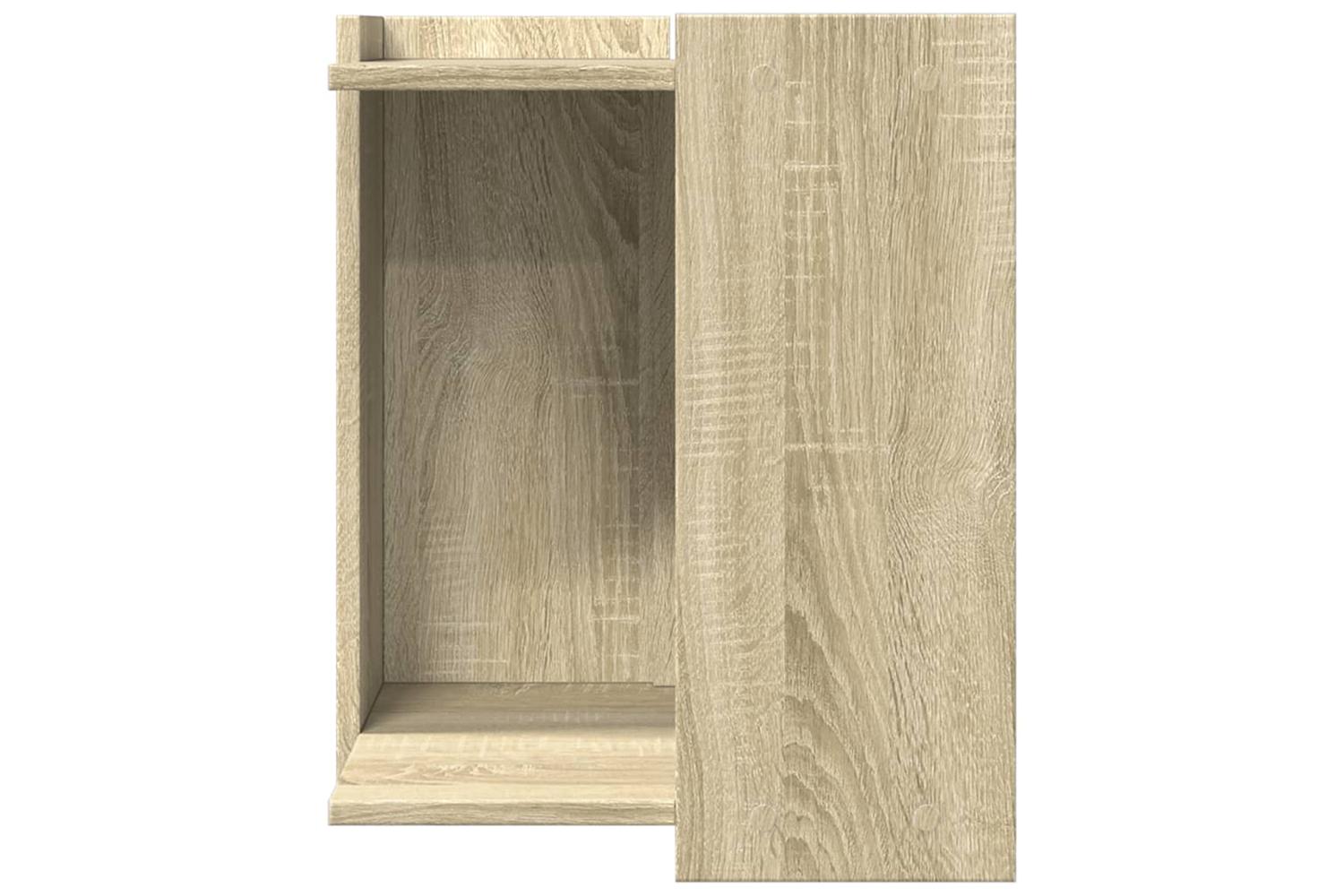 Cat Litter Box Enclosure Sonoma Oak 42x42x51 Cm Engineered Wood-4