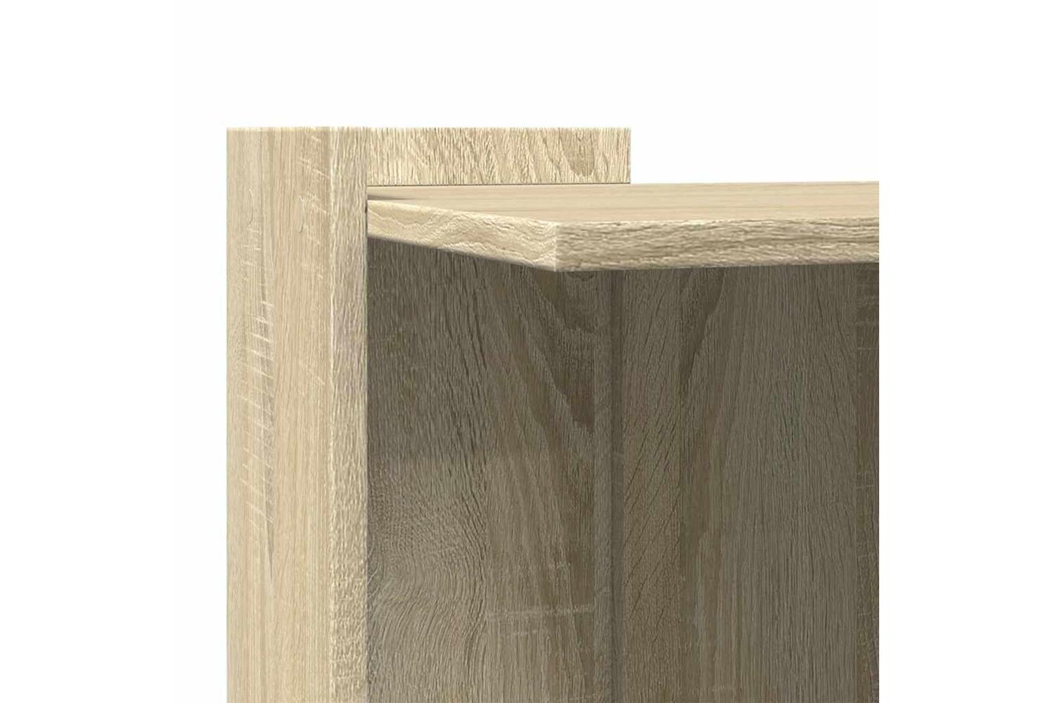 Cat Litter Box Enclosure Sonoma Oak 42x42x51 Cm Engineered Wood-7