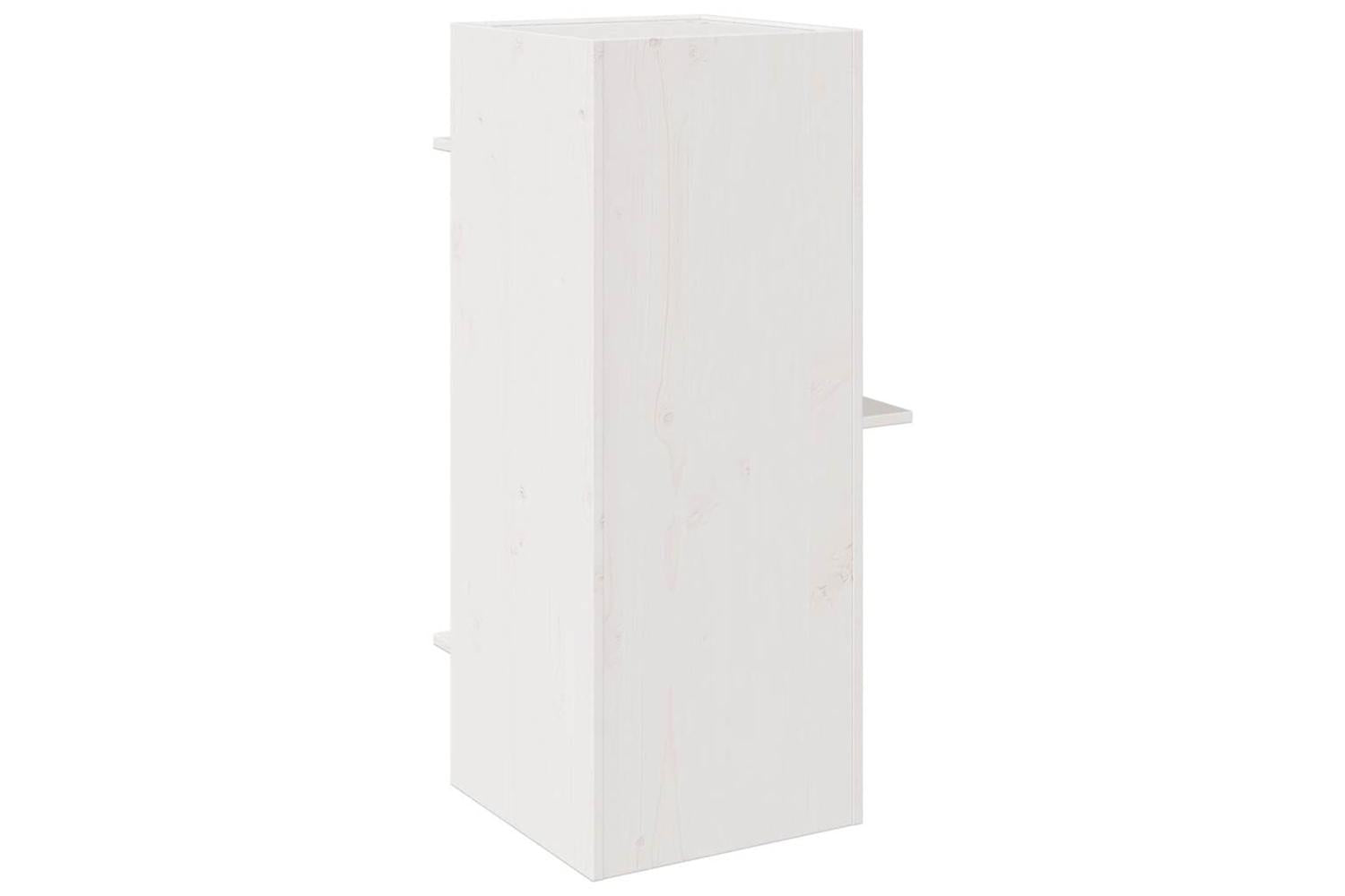Cat House White 43x43x90 Cm Solid Wood Pine-5