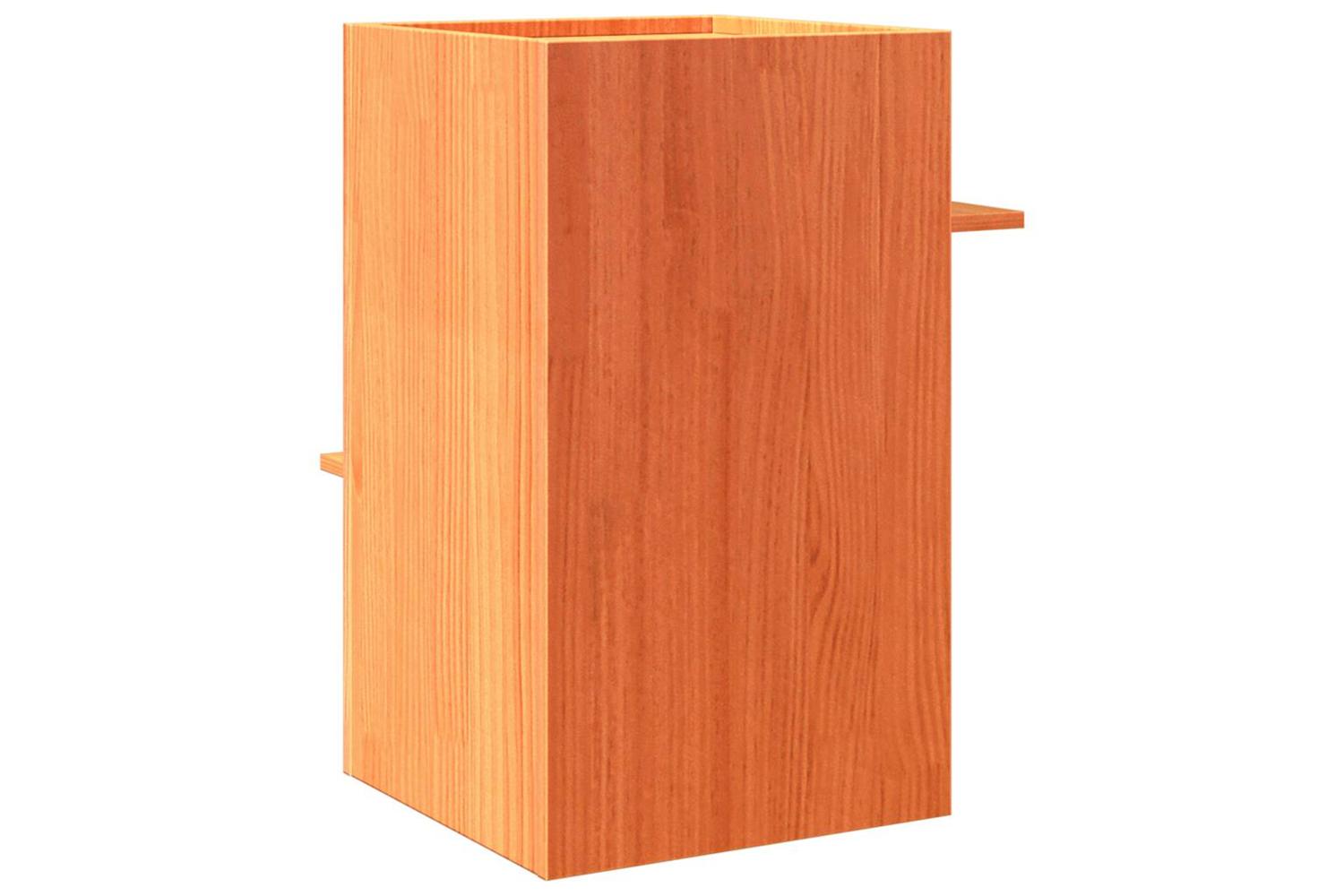 Cat House Wax Brown 43x43x60 Cm Solid Wood Pine-5