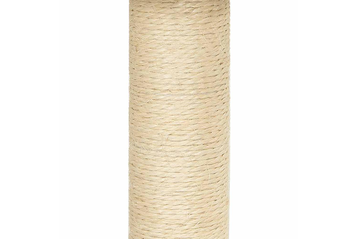 Cat Tree With Sisal Scratching Posts Light Grey 155 Cm-8