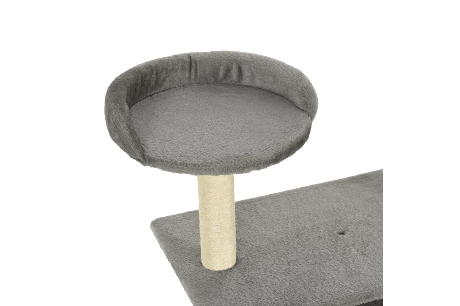 Cat Tree With Sisal Scratching Posts 95 Cm Grey-5