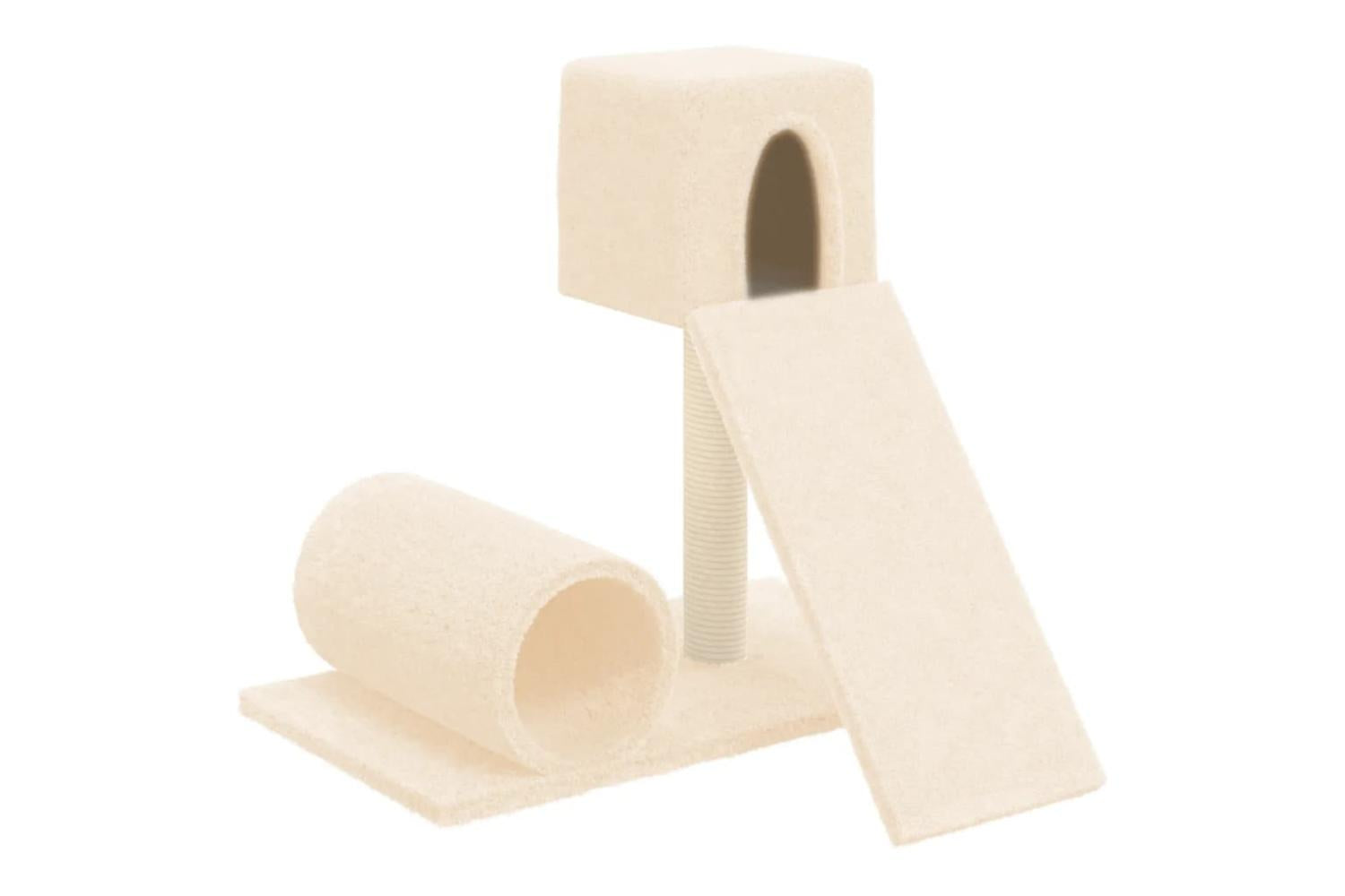 Cat Tree With Sisal Scratching Post Cream 59 Cm