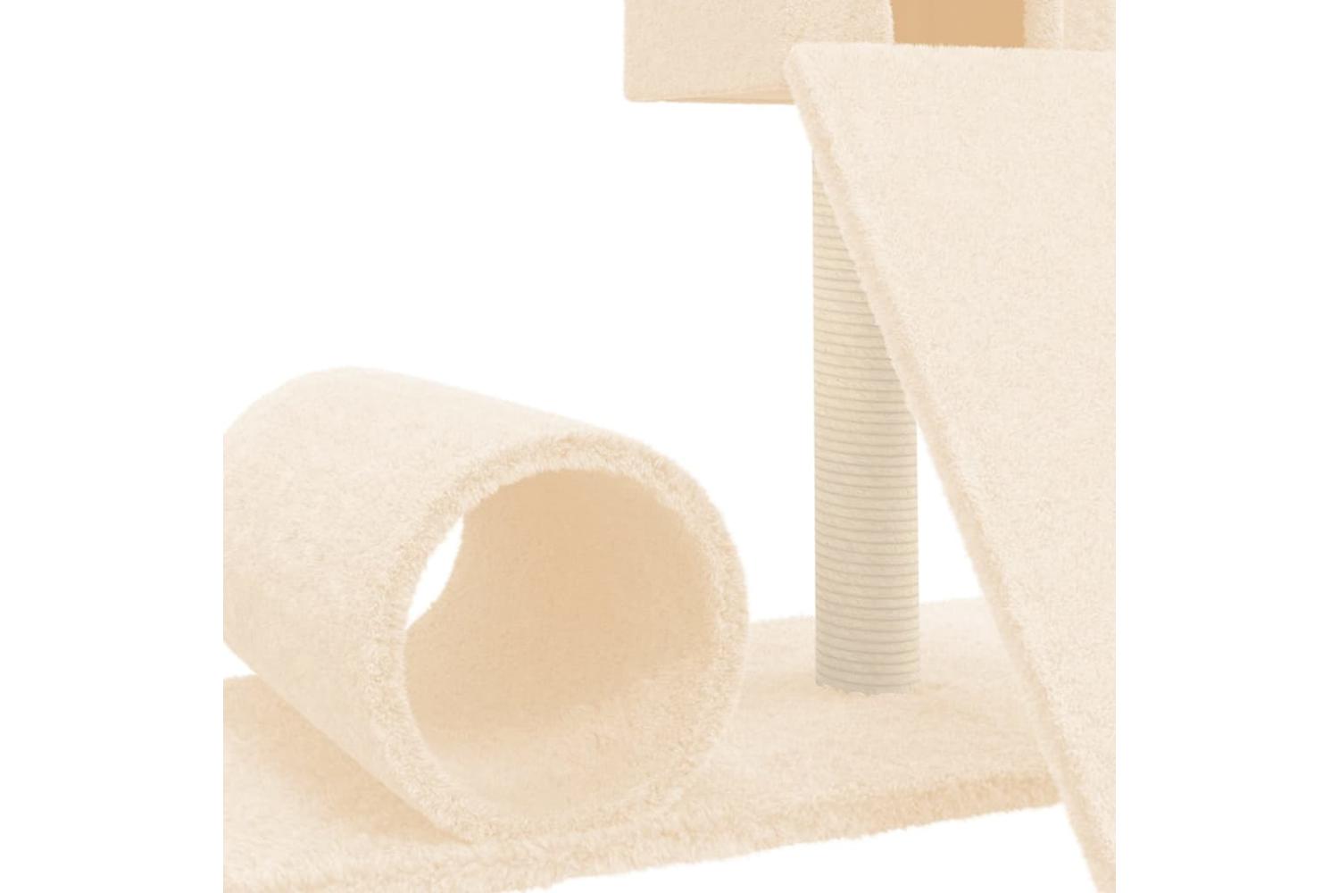 Cat Tree With Sisal Scratching Post Cream 59 Cm-6